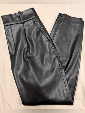 Zara Faux Leather Pants